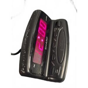 Digital Alarm Clock | Sharp - SPC026 - Red LED Display - Snooze